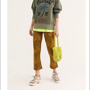 NWOT Free People Clean Crop Flare Pants